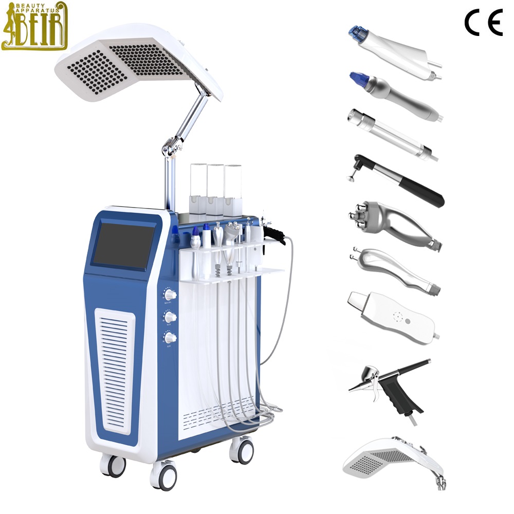 9 in 1 multifunction high jet peel deep cleaning Facial lifing beauty machine 9 in 1 multifunction high jet peel deep cleaning Facial lifing beauty machine