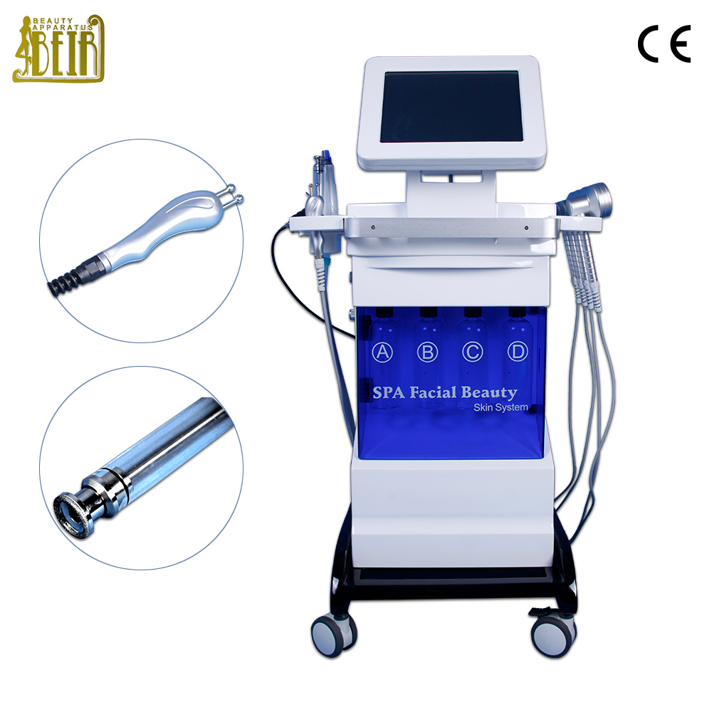 Water oxygen jet aqua peel suction beauty facial care machine